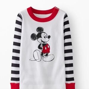 Disney Pajama Top 130 Cm Size 8 Hanna Andersson Disney Collection Mickey EUC